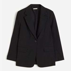 NWT H&M Black Single-Button Blazer size Small